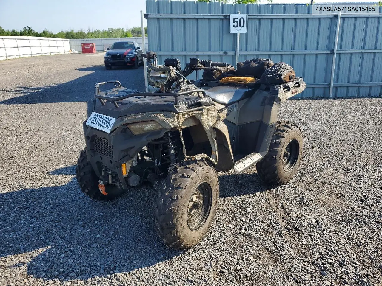 2025 Polaris Sportsman 570 VIN: 4XASEA571SA015455 Lot: 59703996