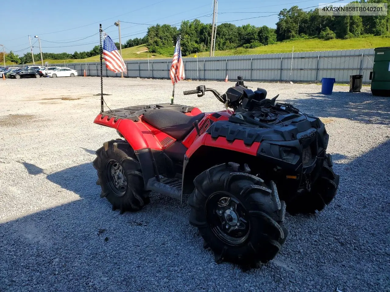 2026 Polaris Sportsman Atv VIN: 4XASXN858TB040201 Lot: 58922836