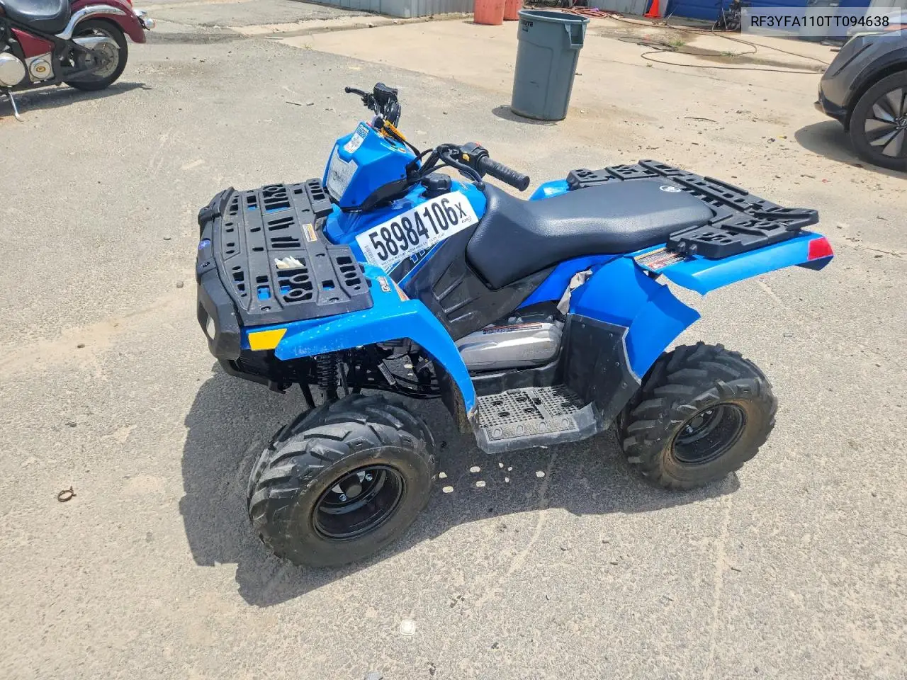 2026 Polaris Sportsman 110 Atv VIN: RF3YFA110TT094638 Lot: 58984106