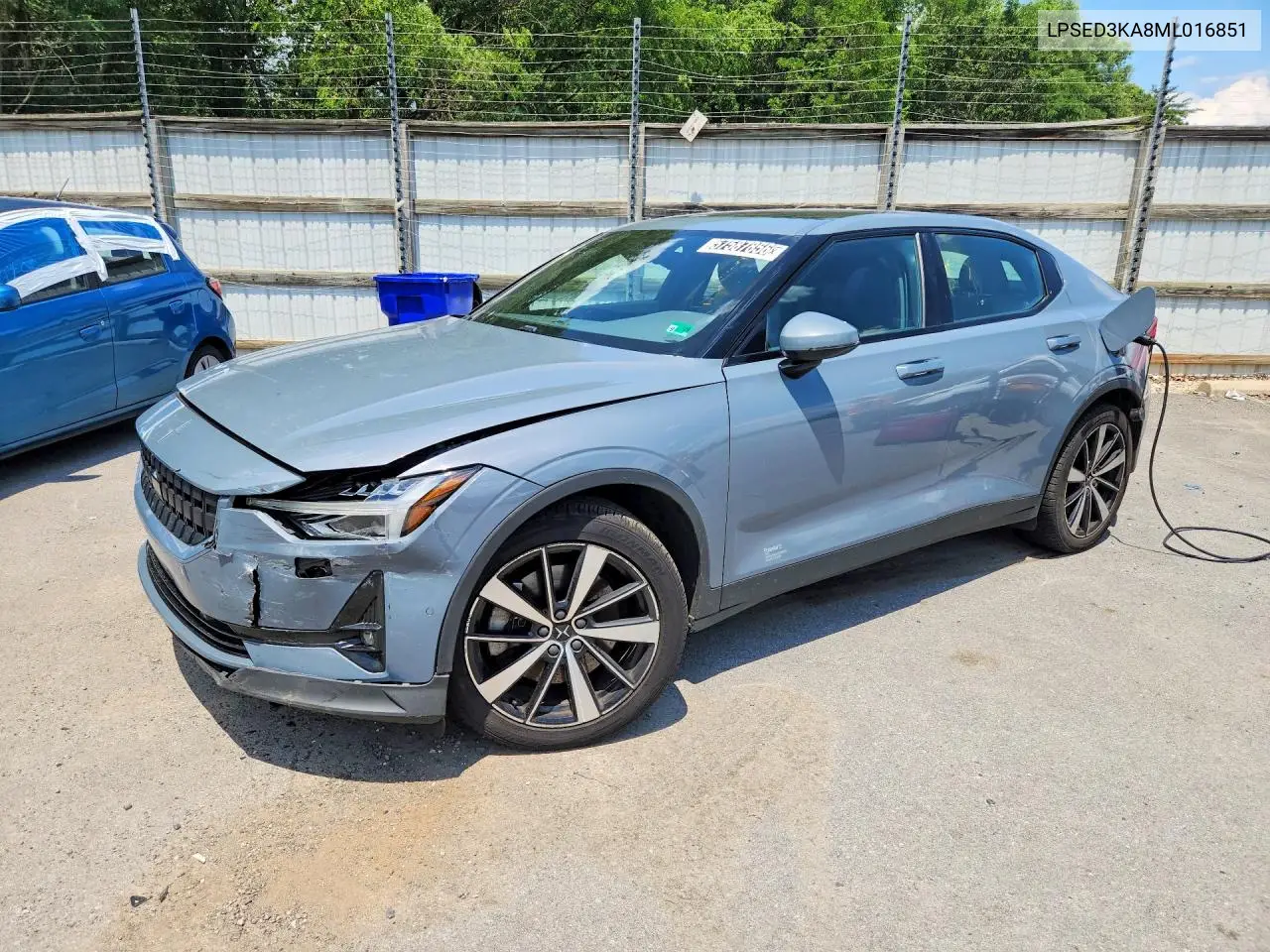2021 Polestar 2 VIN: LPSED3KA8ML016851 Lot: 57587856