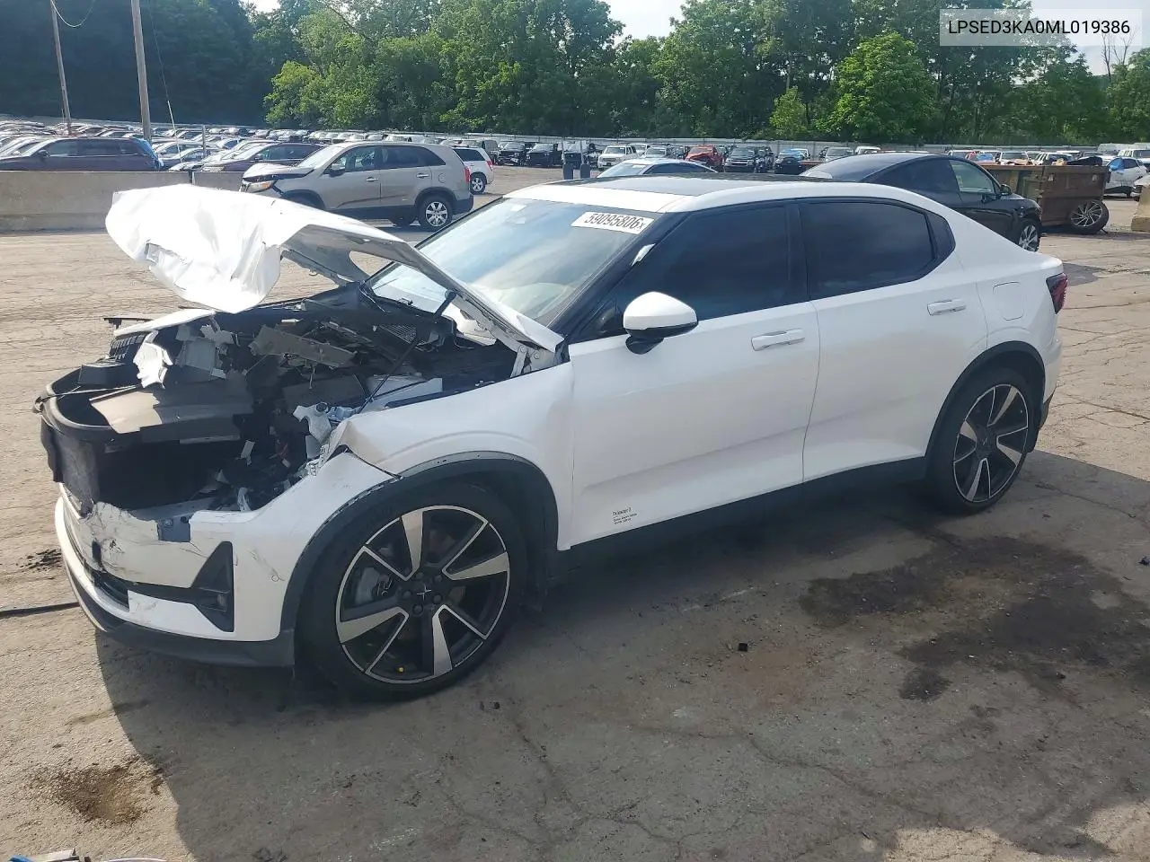 2021 Polestar 2 VIN: LPSED3KA0ML019386 Lot: 59095806