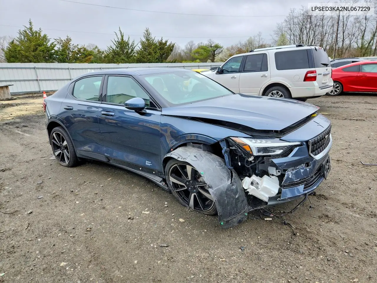 2022 Polestar 2 VIN: LPSED3KA2NL067229 Lot: 48209286