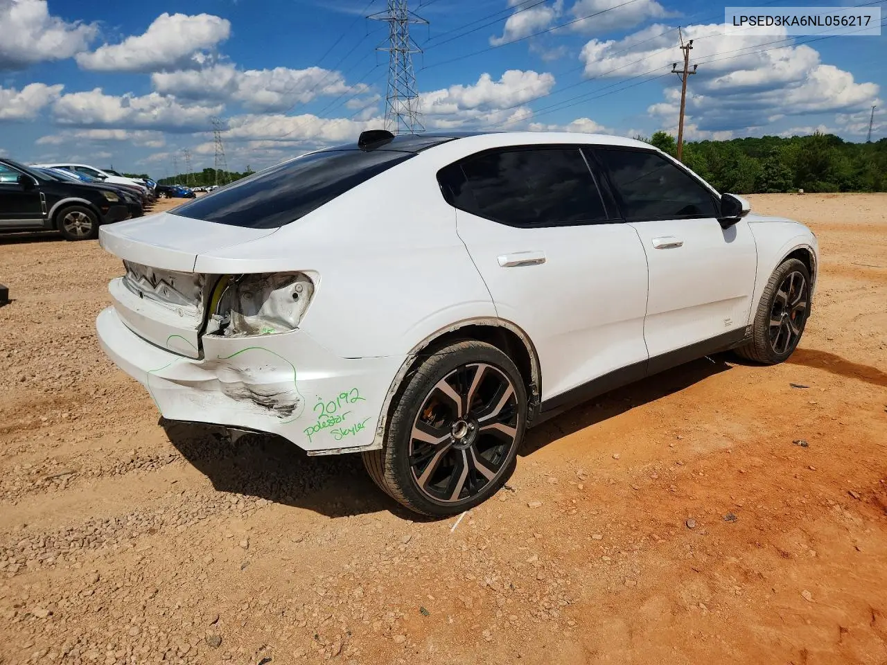 2022 Polestar 2 VIN: LPSED3KA6NL056217 Lot: 51805826