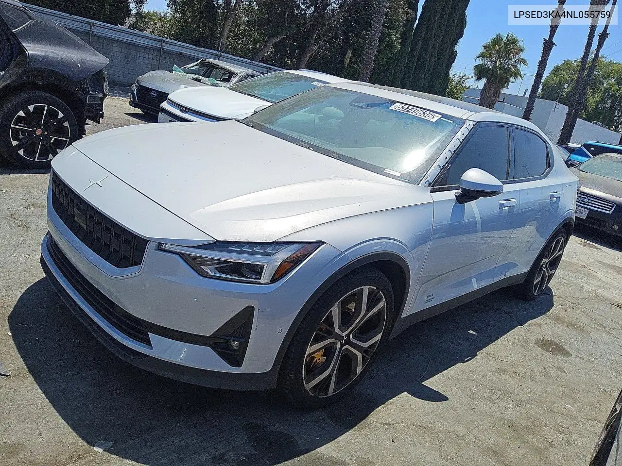 2022 Polestar 2 VIN: LPSED3KA4NL055759 Lot: 53749636