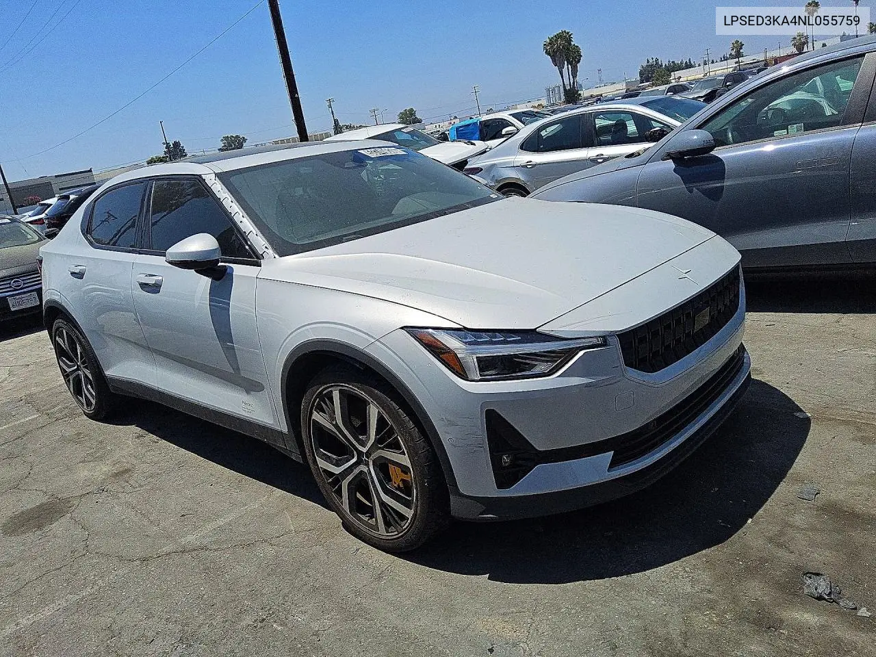 2022 Polestar 2 VIN: LPSED3KA4NL055759 Lot: 53749636