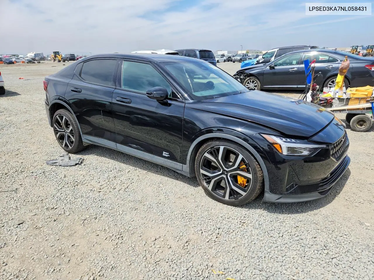 2022 Polestar 2 VIN: LPSED3KA7NL058431 Lot: 57181686