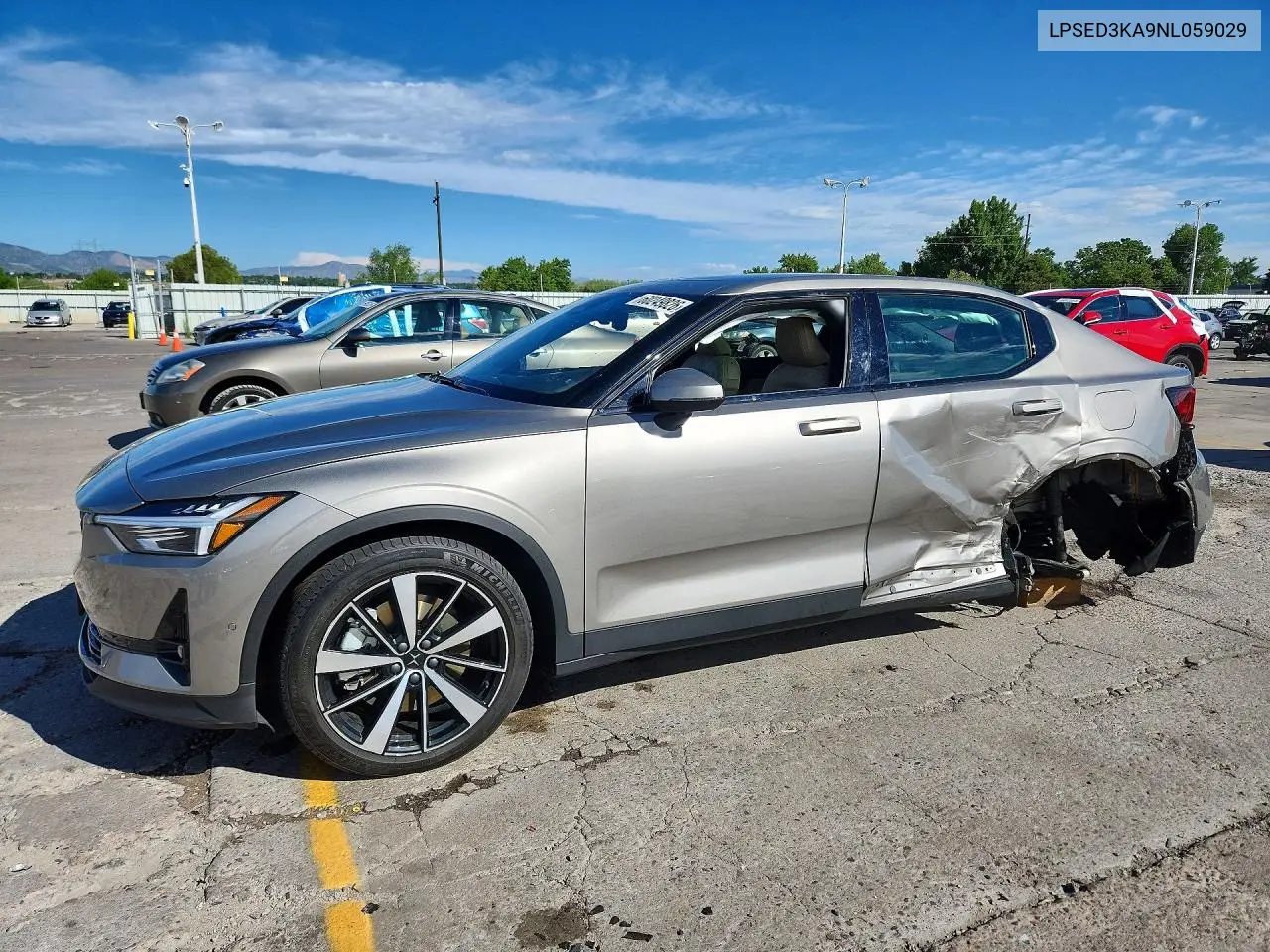 2022 Polestar 2 VIN: LPSED3KA9NL059029 Lot: 60249826