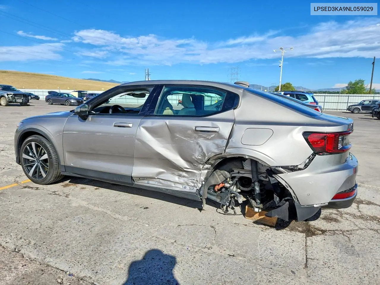 2022 Polestar 2 VIN: LPSED3KA9NL059029 Lot: 60249826