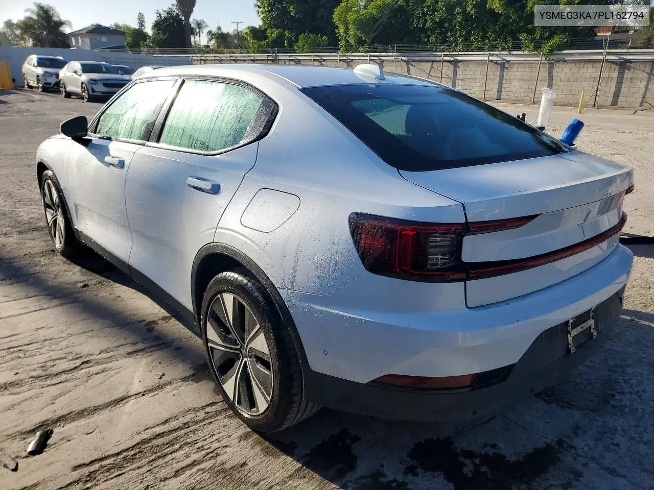 2023 Polestar 2 VIN: YSMEG3KA7PL162794 Lot: 56884246