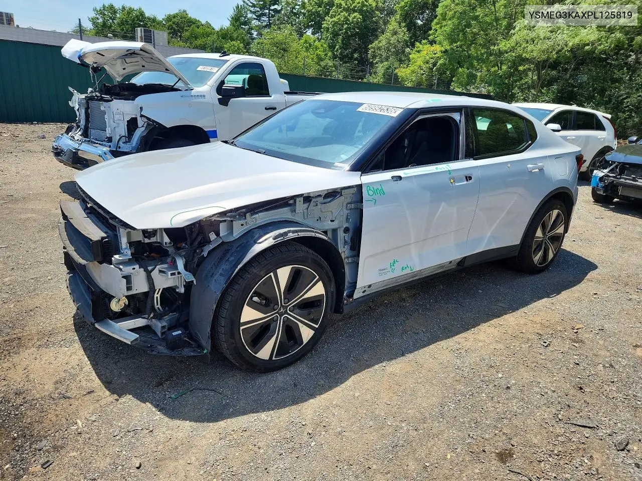 2023 Polestar 2 VIN: YSMEG3KAXPL125819 Lot: 60992536