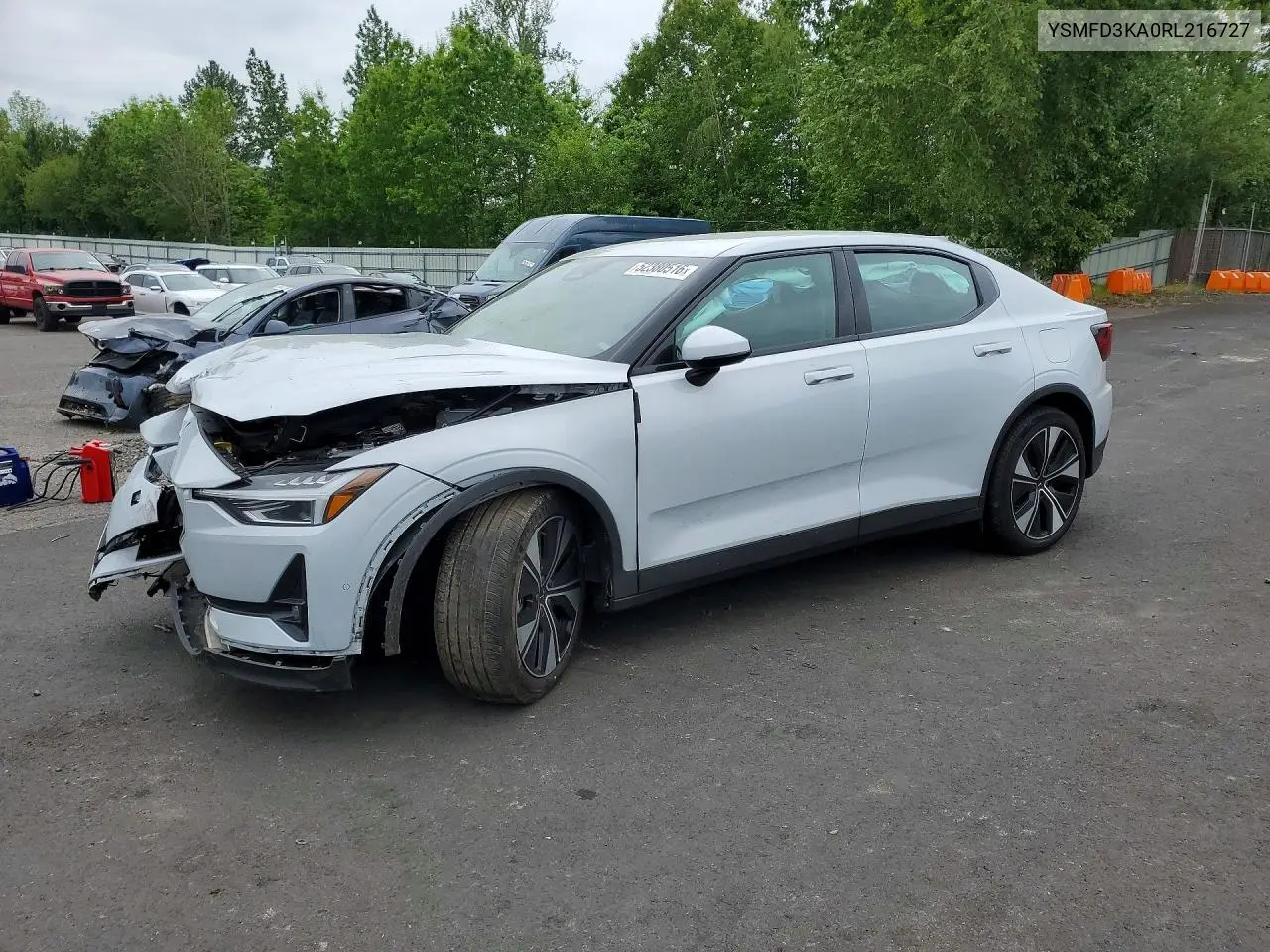 2024 Polestar 2 VIN: YSMFD3KA0RL216727 Lot: 52380516