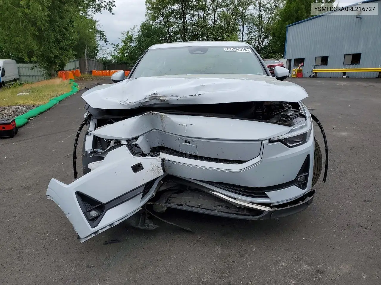 2024 Polestar 2 VIN: YSMFD3KA0RL216727 Lot: 52380516
