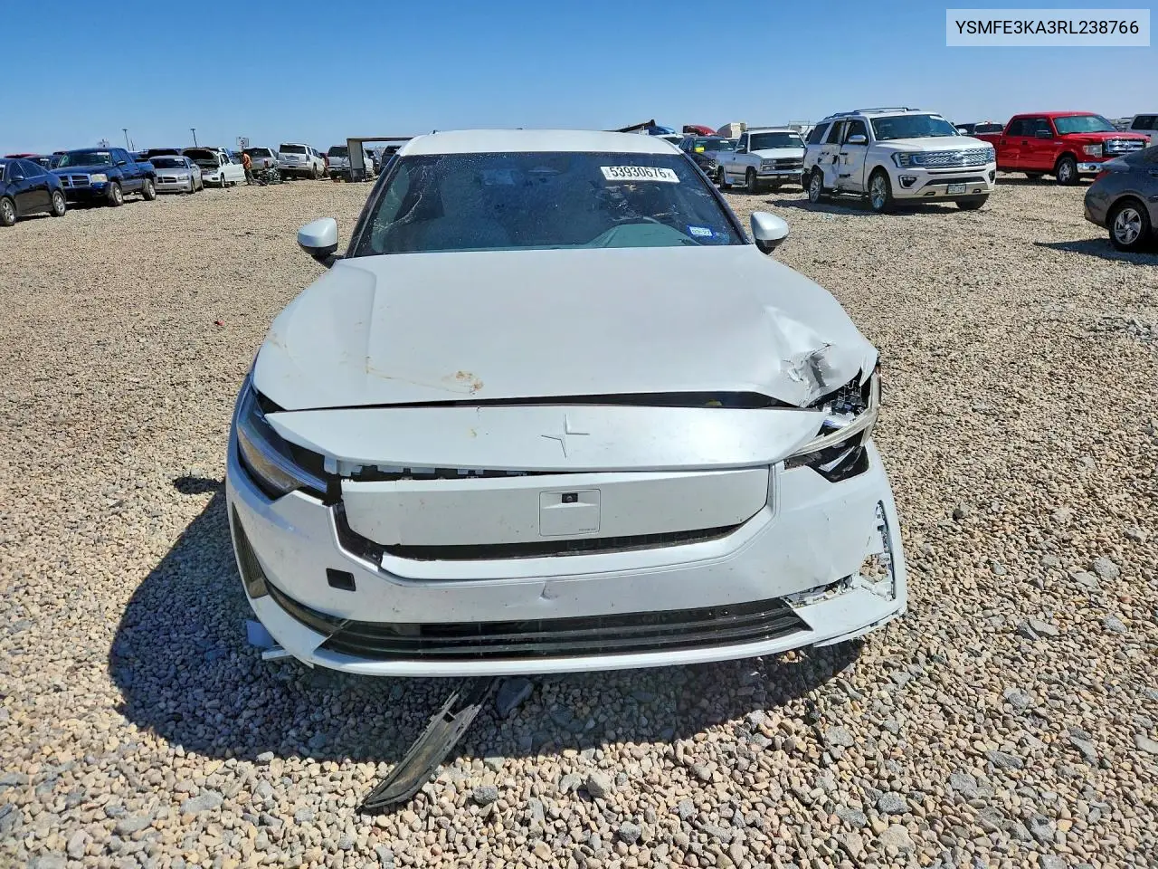 2024 Polestar 2 VIN: YSMFE3KA3RL238766 Lot: 53930676