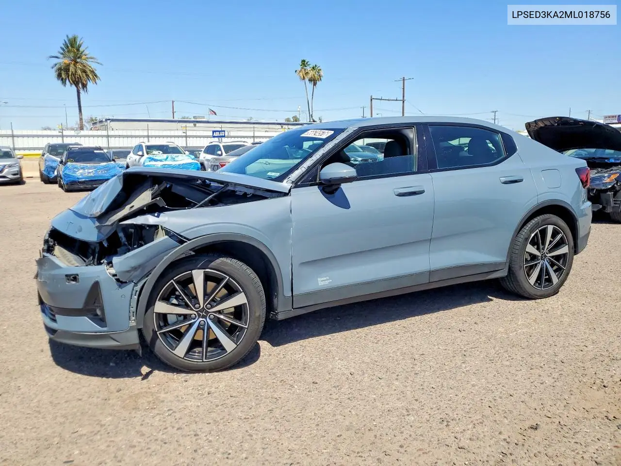 2021 Polestar 2 VIN: LPSED3KA2ML018756 Lot: 56624576