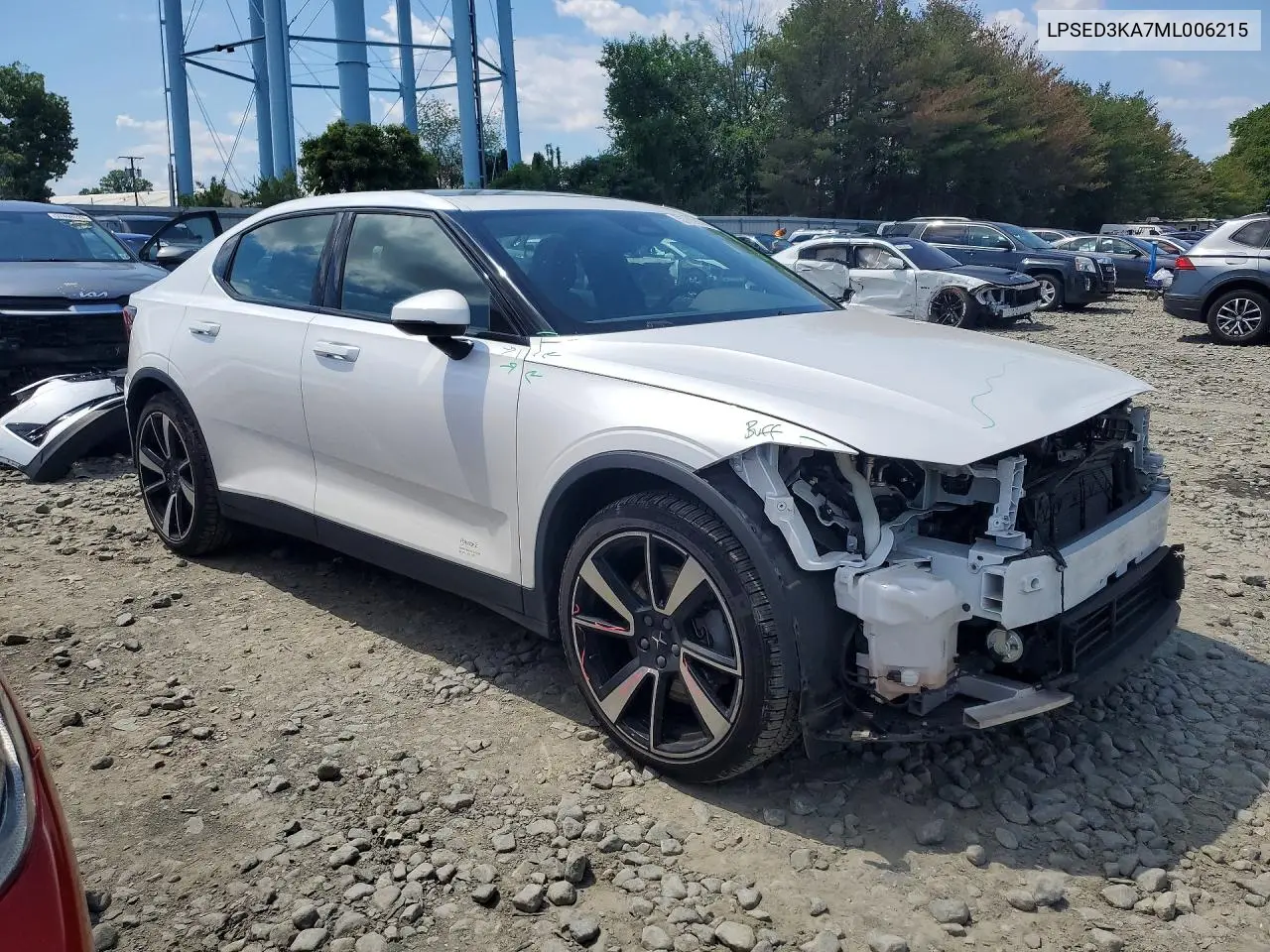 2021 Polestar 2 VIN: LPSED3KA7ML006215 Lot: 57819146