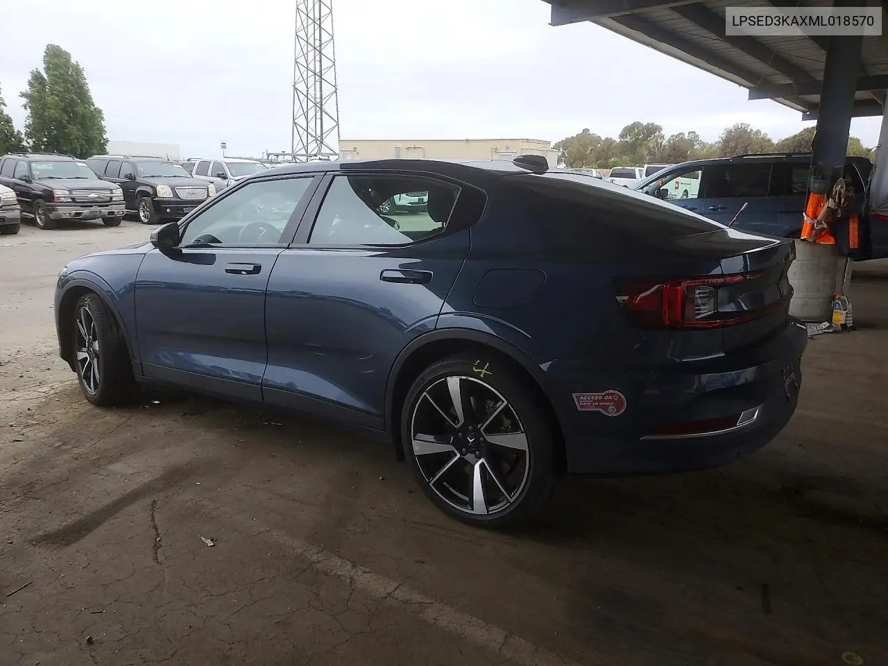 2021 Polestar 2 VIN: LPSED3KAXML018570 Lot: 59727496