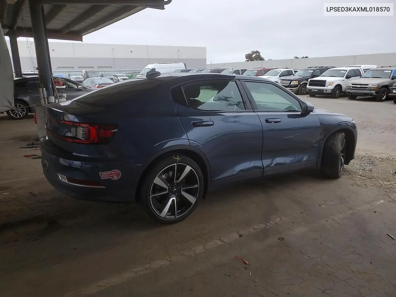 2021 Polestar 2 VIN: LPSED3KAXML018570 Lot: 59727496