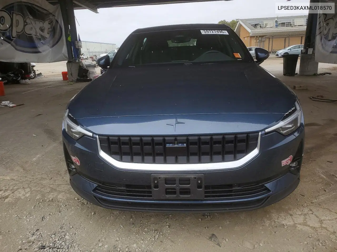 2021 Polestar 2 VIN: LPSED3KAXML018570 Lot: 59727496