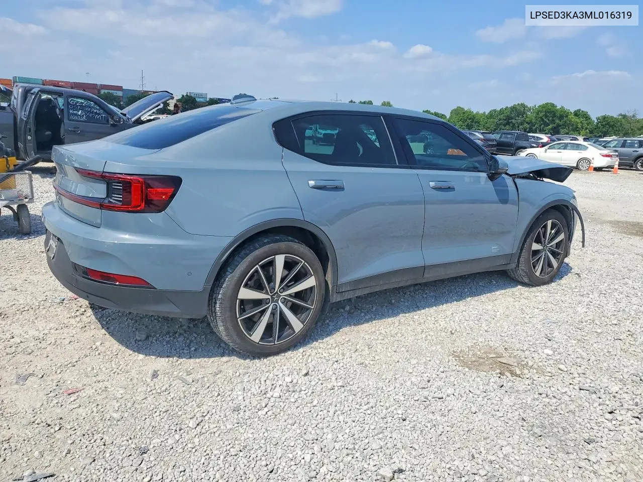 2021 Polestar 2 VIN: LPSED3KA3ML016319 Lot: 59861896