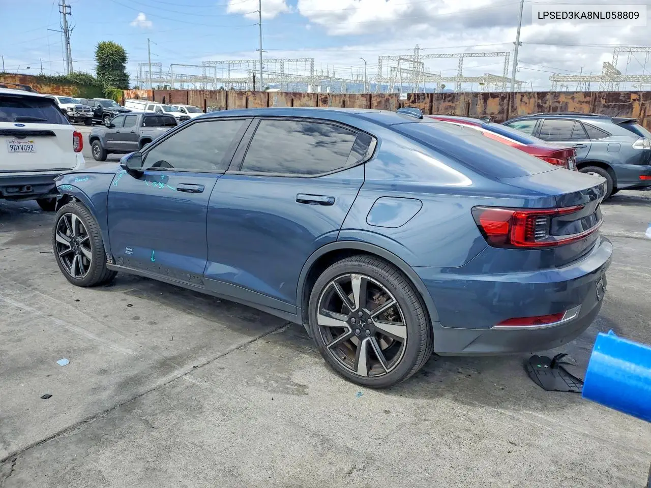 2022 Polestar 2 VIN: LPSED3KA8NL058809 Lot: 54682176