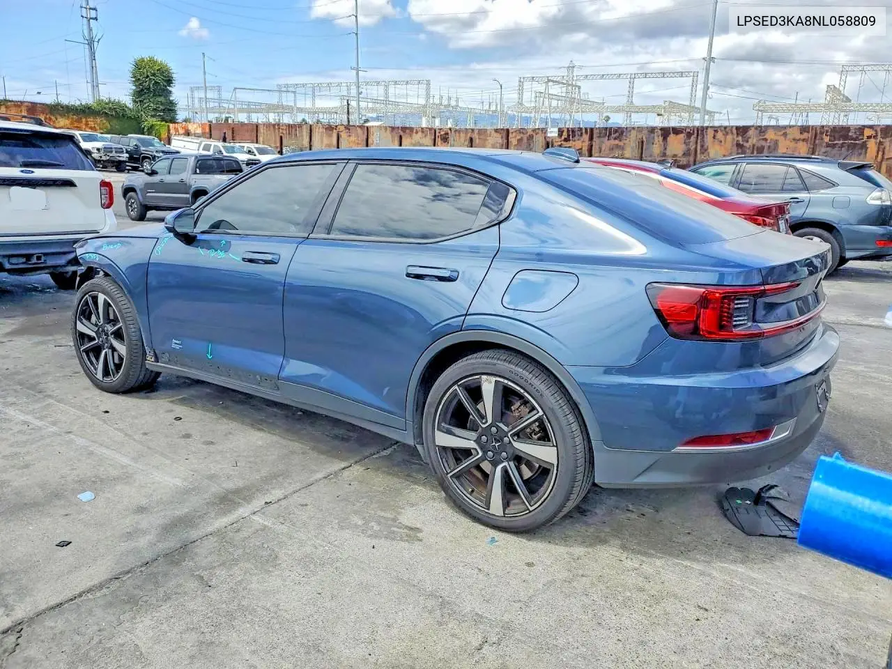 2022 Polestar 2 VIN: LPSED3KA8NL058809 Lot: 54682176