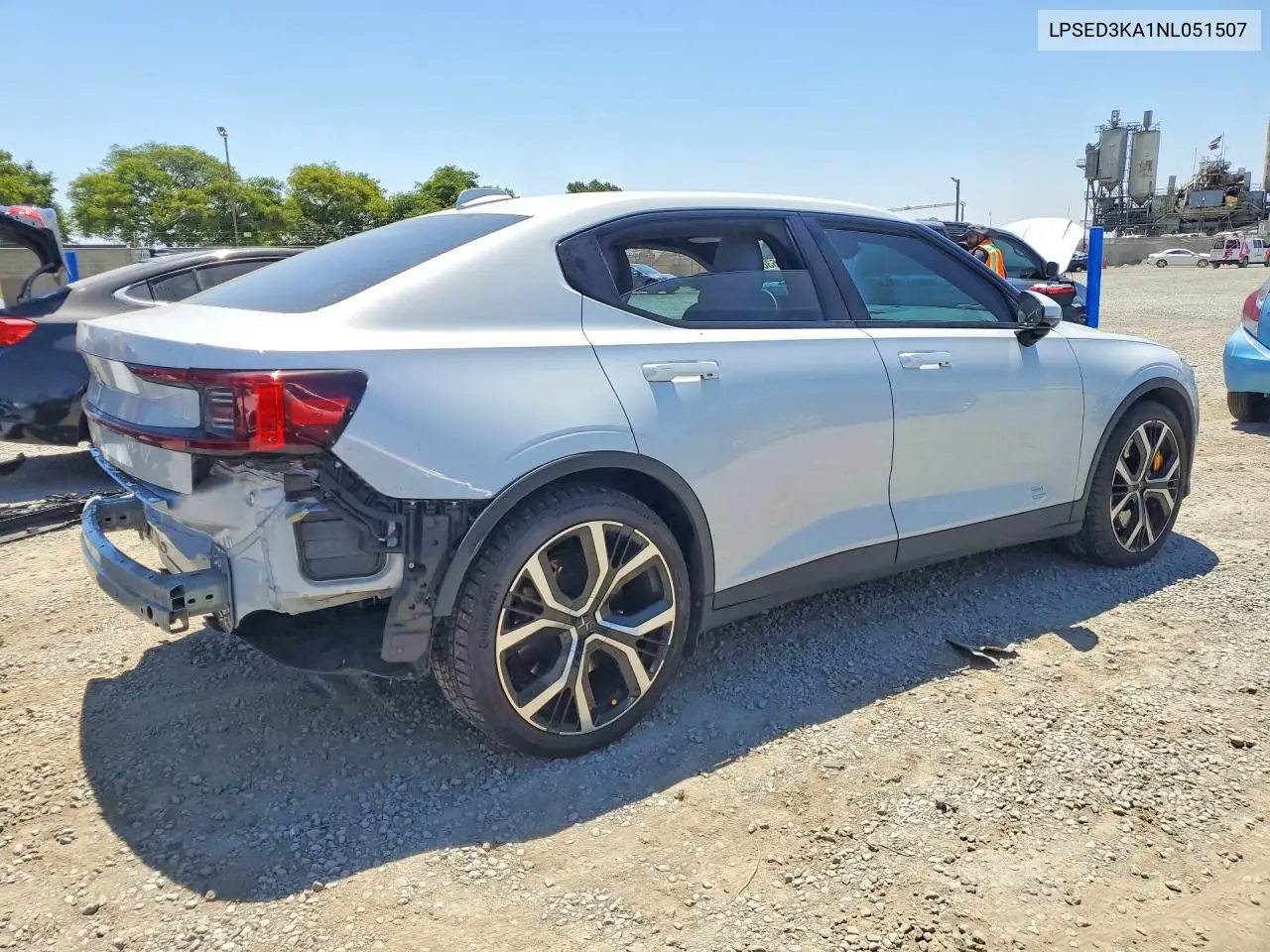 2022 Polestar 2 VIN: LPSED3KA1NL051507 Lot: 58231636