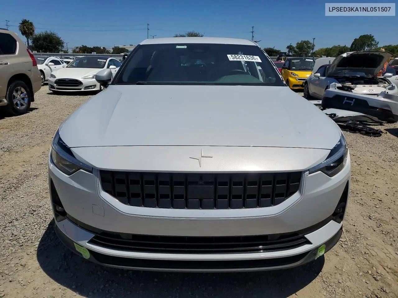 2022 Polestar 2 VIN: LPSED3KA1NL051507 Lot: 58231636