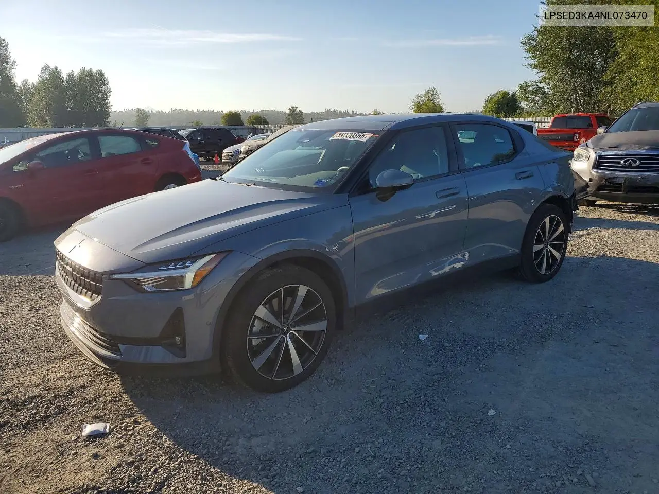 2022 Polestar 2 VIN: LPSED3KA4NL073470 Lot: 59338866