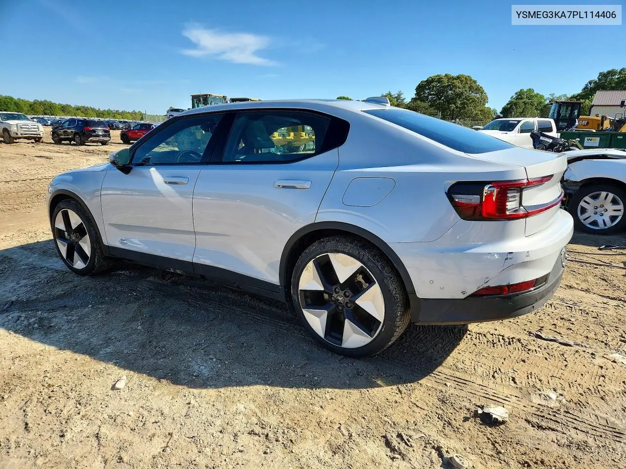 2023 Polestar 2 VIN: YSMEG3KA7PL114406 Lot: 52881626