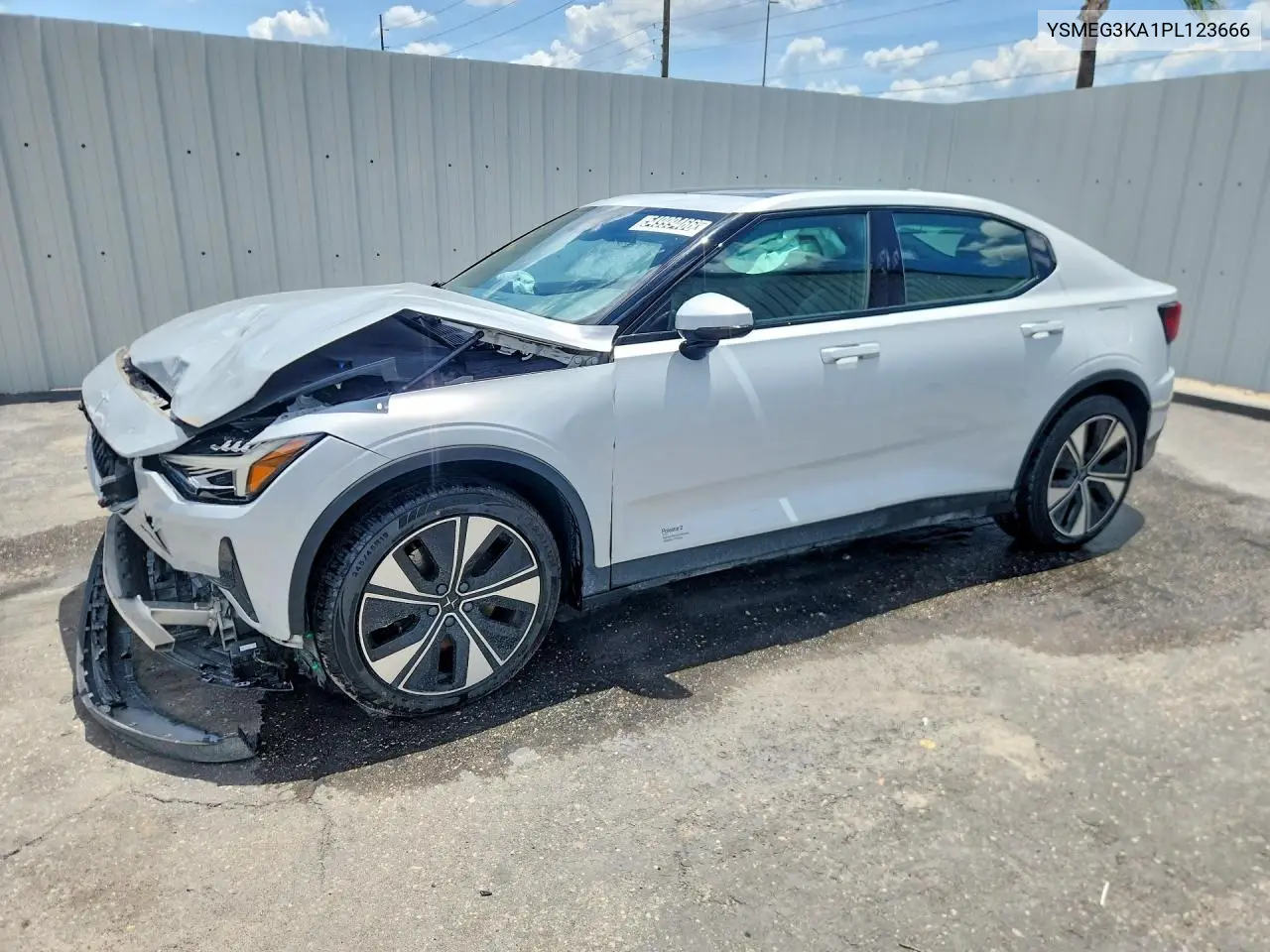 2023 Polestar 2 VIN: YSMEG3KA1PL123666 Lot: 54999466