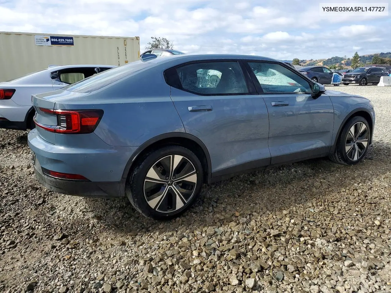2023 Polestar 2 VIN: YSMEG3KA5PL147727 Lot: 56831386