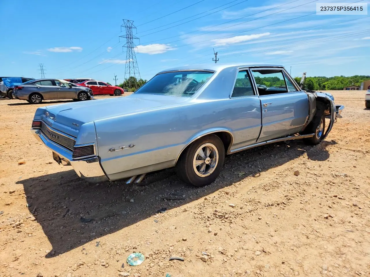 1965 Pontiac Gto VIN: 237375P356415 Lot: 57309406