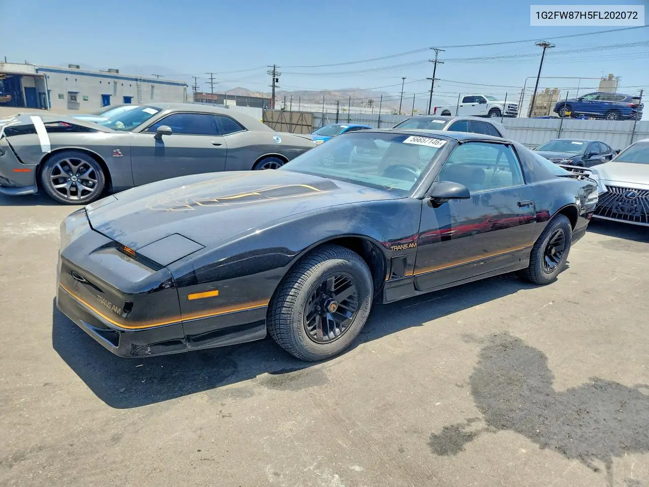 1985 Pontiac Firebird Trans Am VIN: 1G2FW87H5FL202072 Lot: 56657146