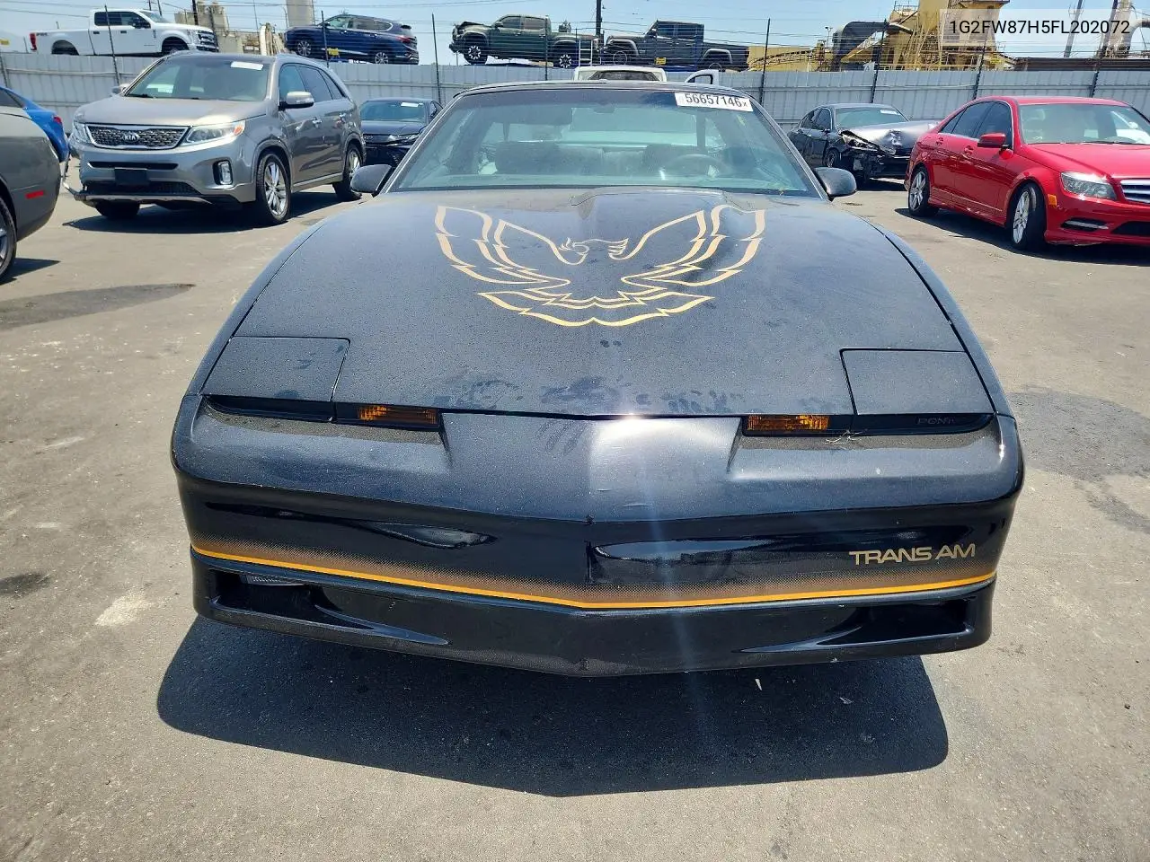 1985 Pontiac Firebird Trans Am VIN: 1G2FW87H5FL202072 Lot: 56657146