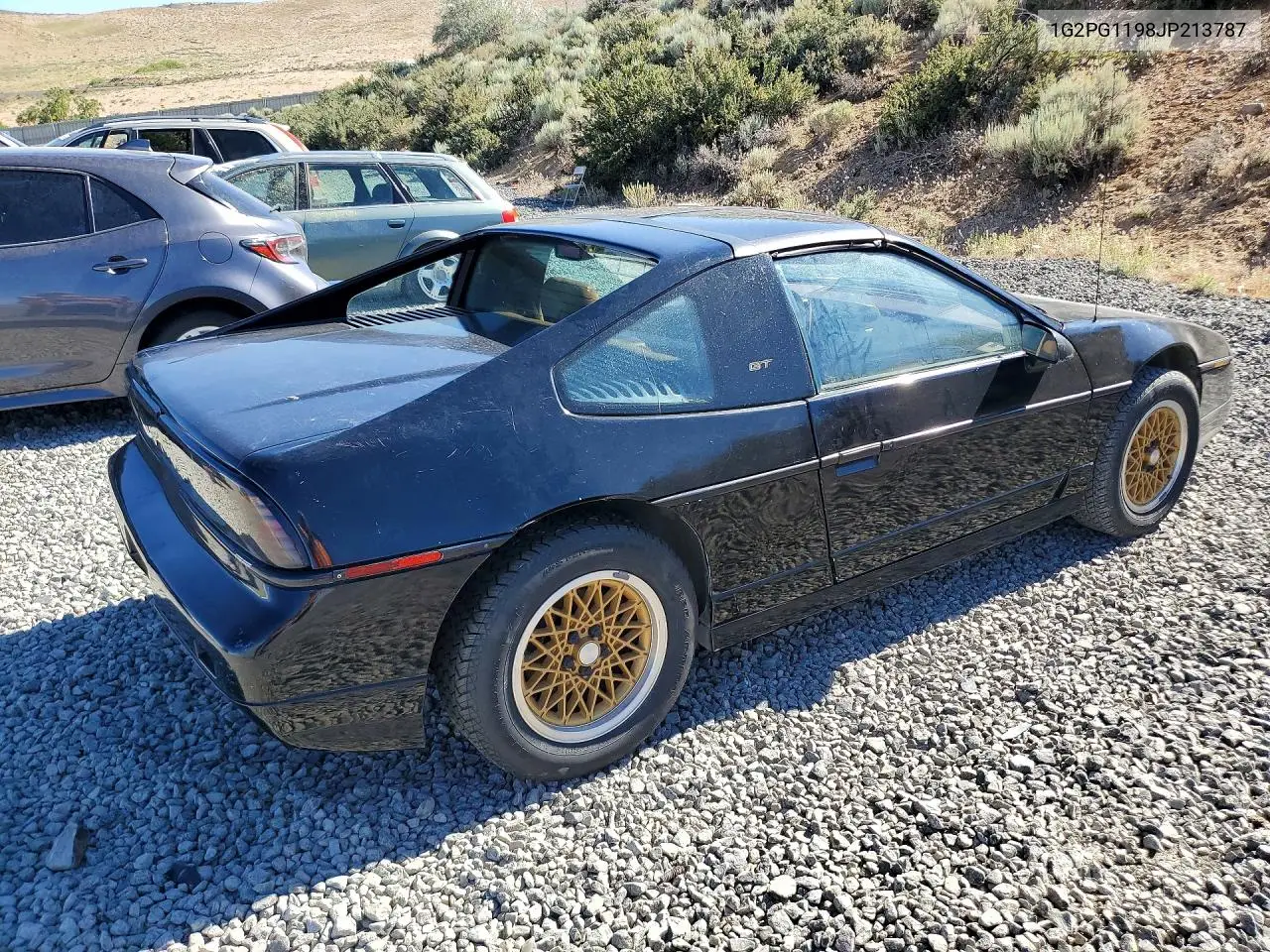 1988 Pontiac Fiero Gt VIN: 1G2PG1198JP213787 Lot: 58849516