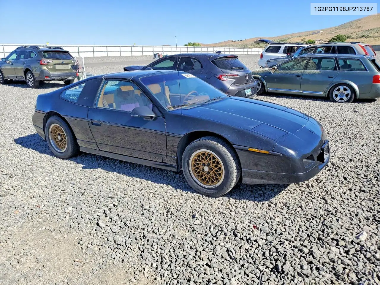 1988 Pontiac Fiero Gt VIN: 1G2PG1198JP213787 Lot: 58849516