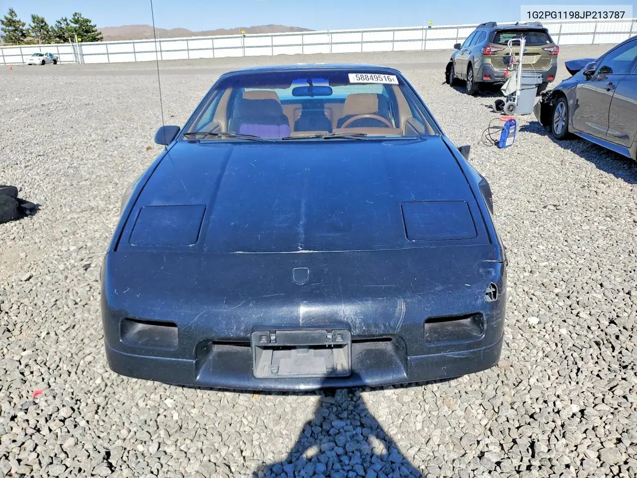 1988 Pontiac Fiero Gt VIN: 1G2PG1198JP213787 Lot: 58849516