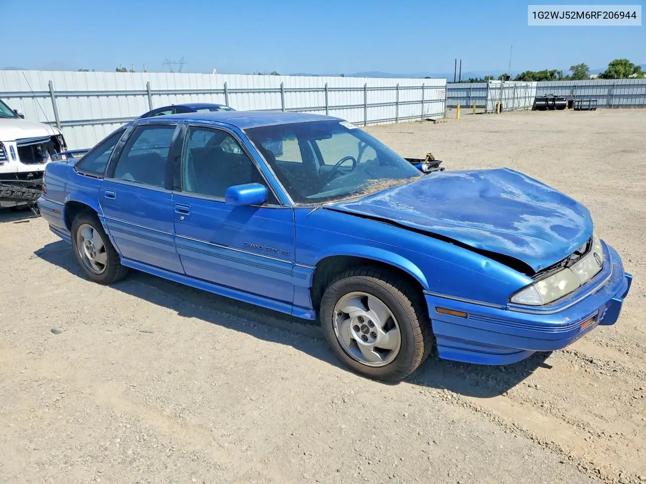 1994 Pontiac Grand Prix Se VIN: 1G2WJ52M6RF206944 Lot: 57237816