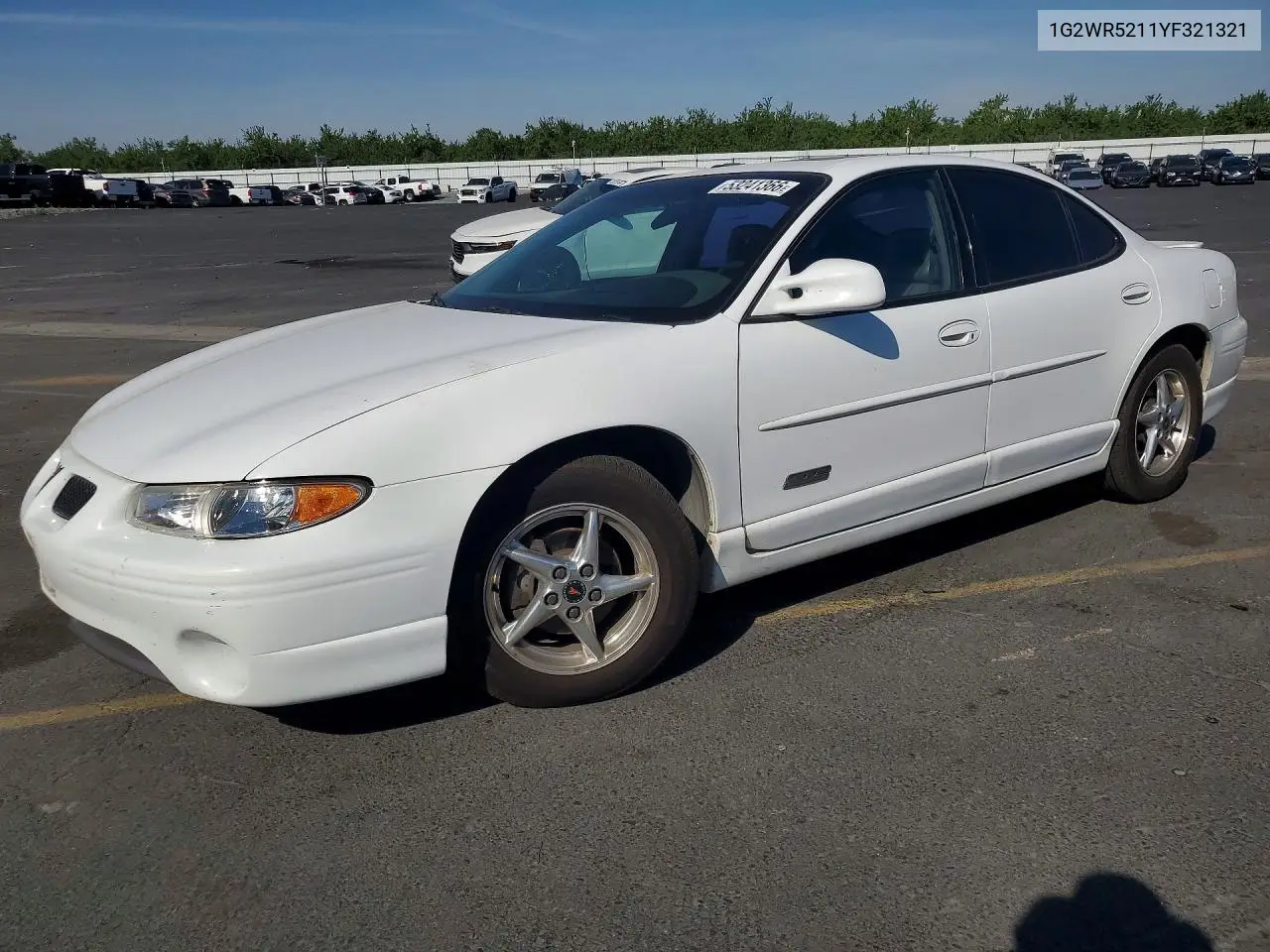 2000 Pontiac Grand Prix Gtp VIN: 1G2WR5211YF321321 Lot: 53241366