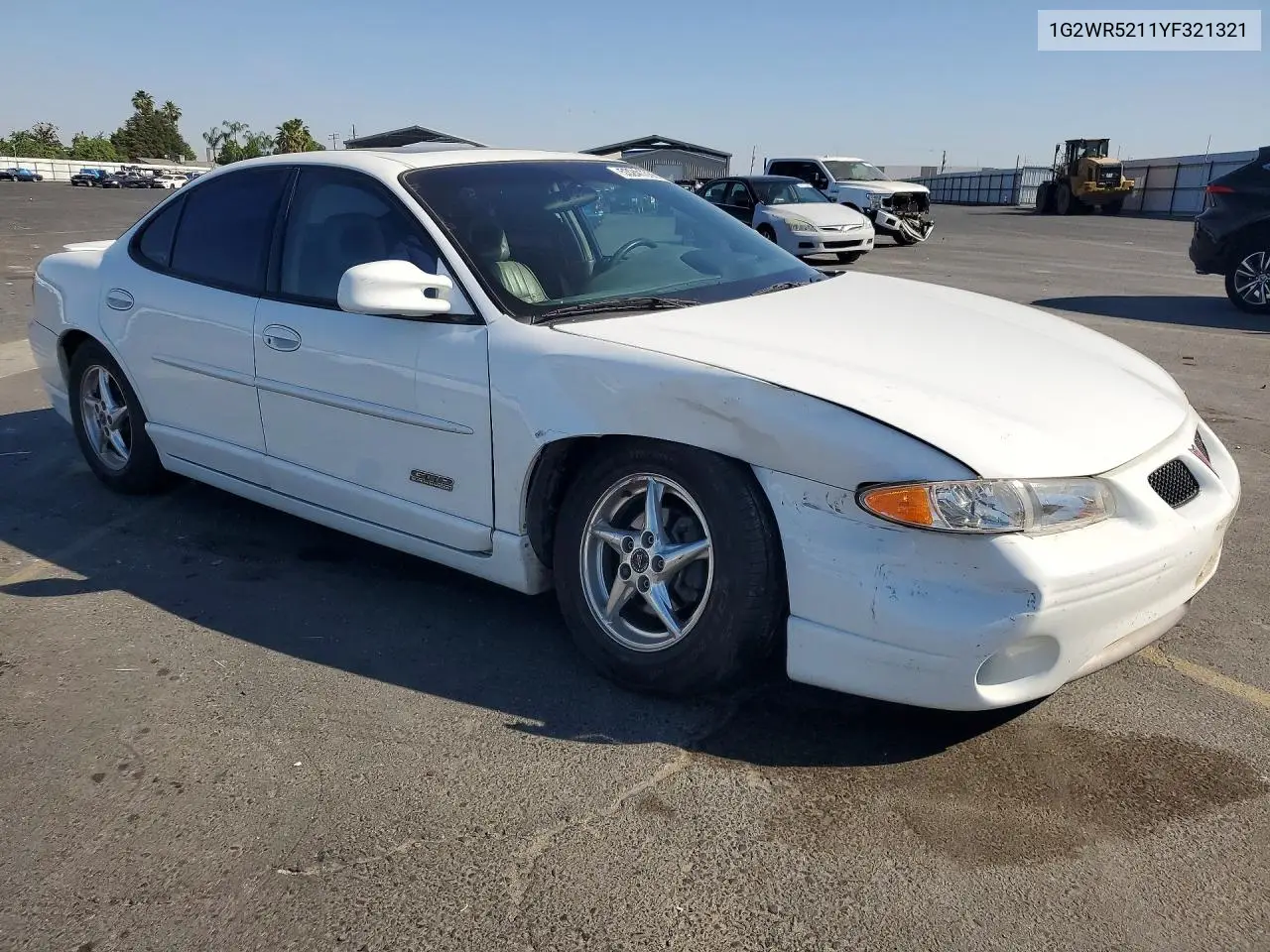 2000 Pontiac Grand Prix Gtp VIN: 1G2WR5211YF321321 Lot: 53241366