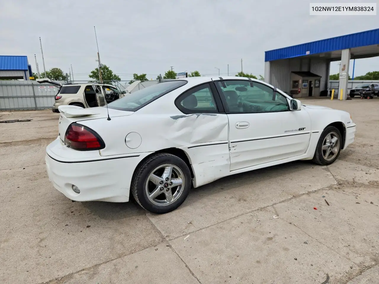 2000 Pontiac Grand Am Gt VIN: 1G2NW12E1YM838324 Lot: 54434626