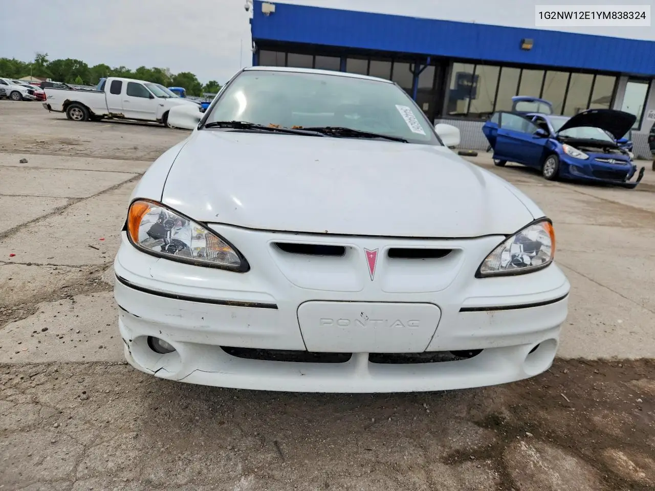 2000 Pontiac Grand Am Gt VIN: 1G2NW12E1YM838324 Lot: 54434626