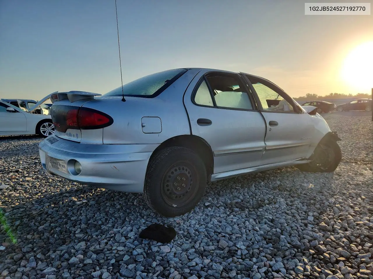 2002 Pontiac Sunfire Se VIN: 1G2JB524527192770 Lot: 59364456