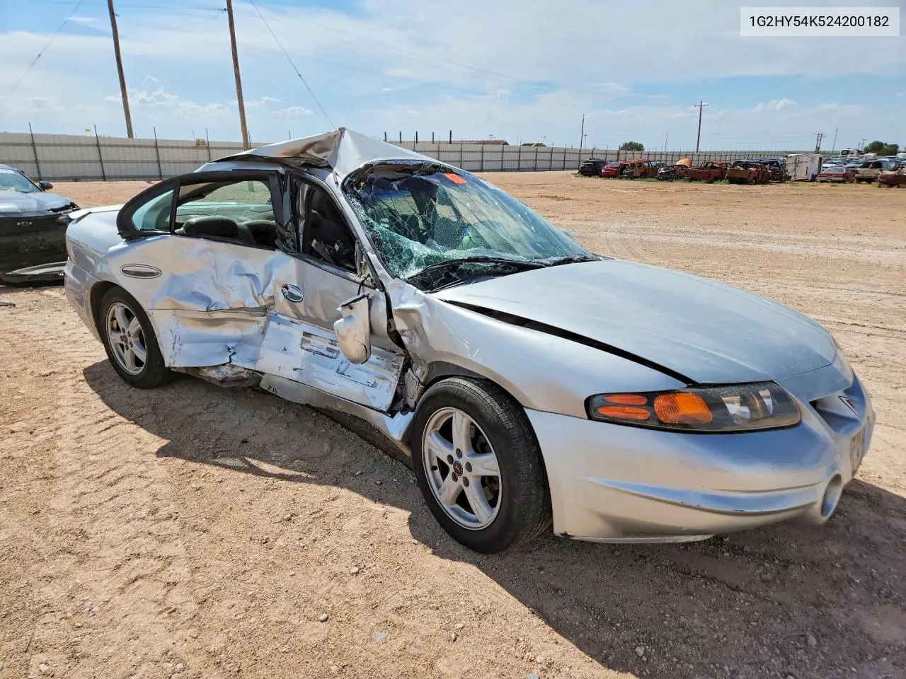 2002 Pontiac Bonneville Sle VIN: 1G2HY54K524200182 Lot: 59388816