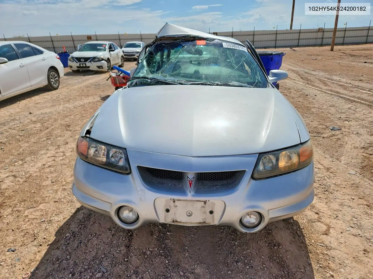 2002 Pontiac Bonneville Sle VIN: 1G2HY54K524200182 Lot: 59388816