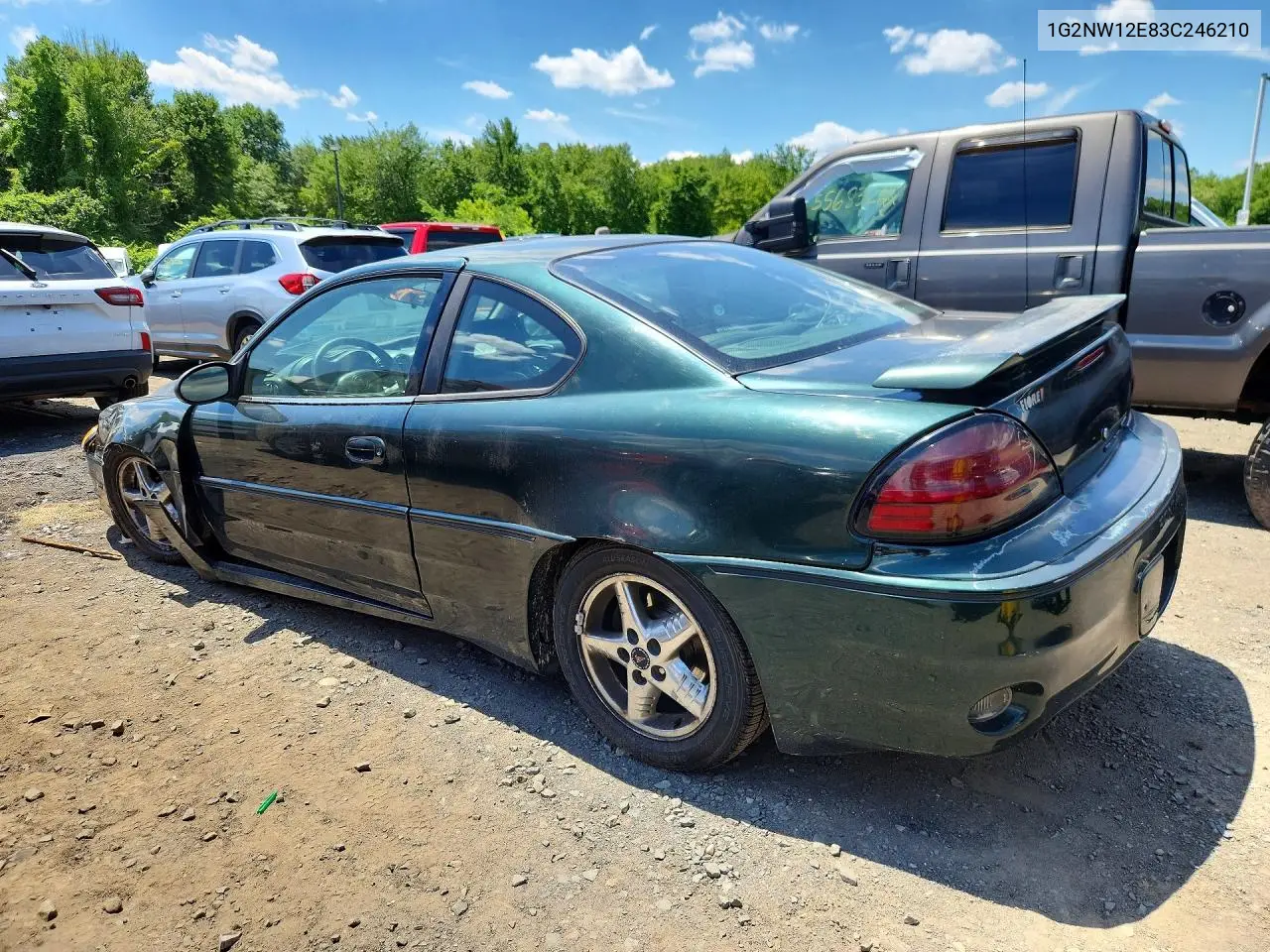 2003 Pontiac Grand Am Gt VIN: 1G2NW12E83C246210 Lot: 57320406