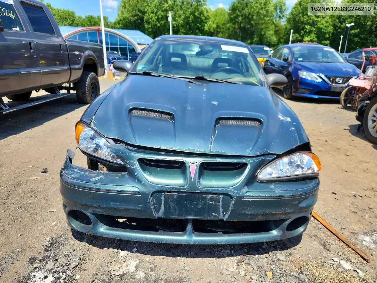 2003 Pontiac Grand Am Gt VIN: 1G2NW12E83C246210 Lot: 57320406