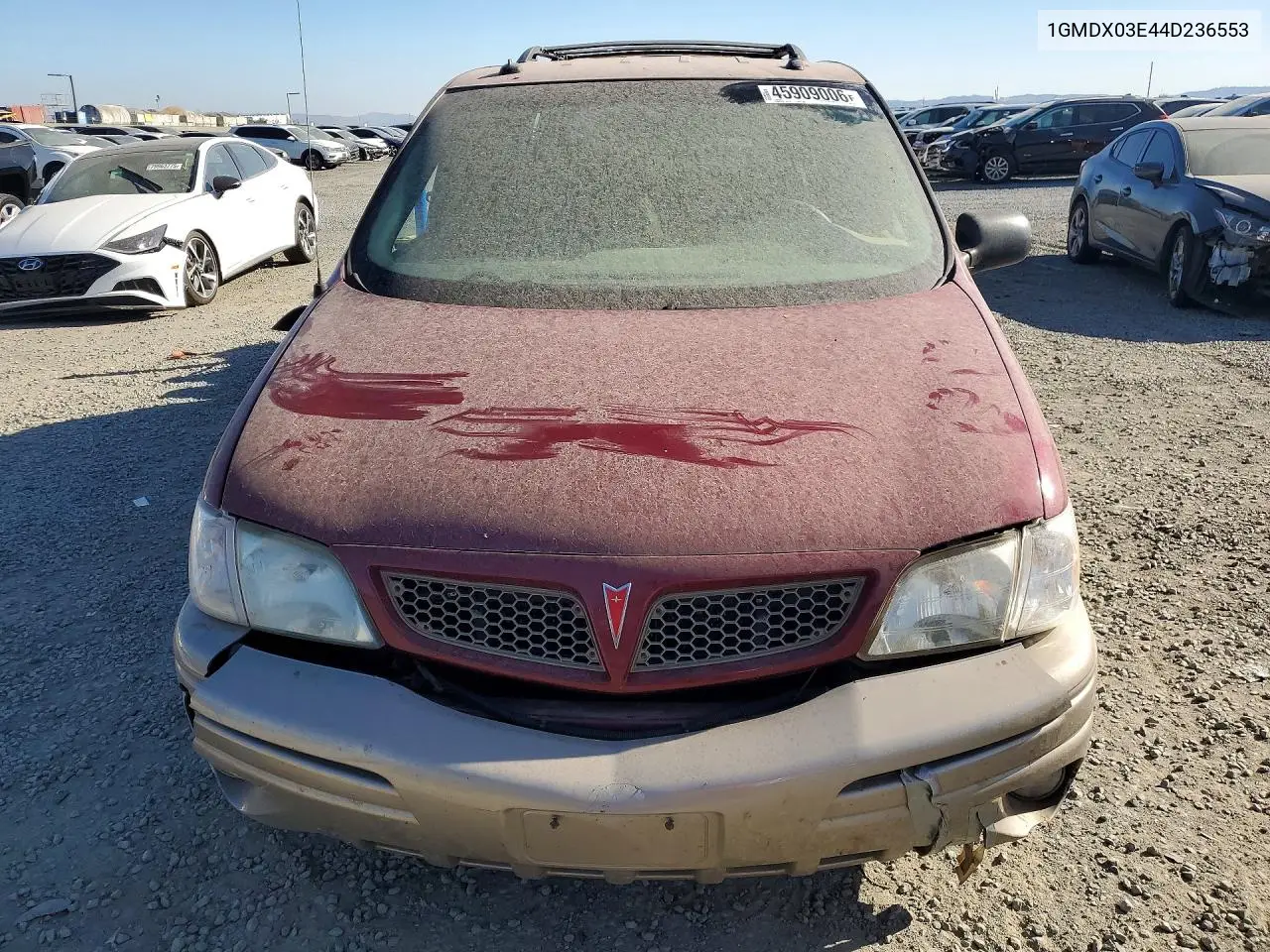 2004 Pontiac Montana VIN: 1GMDX03E44D236553 Lot: 45909006