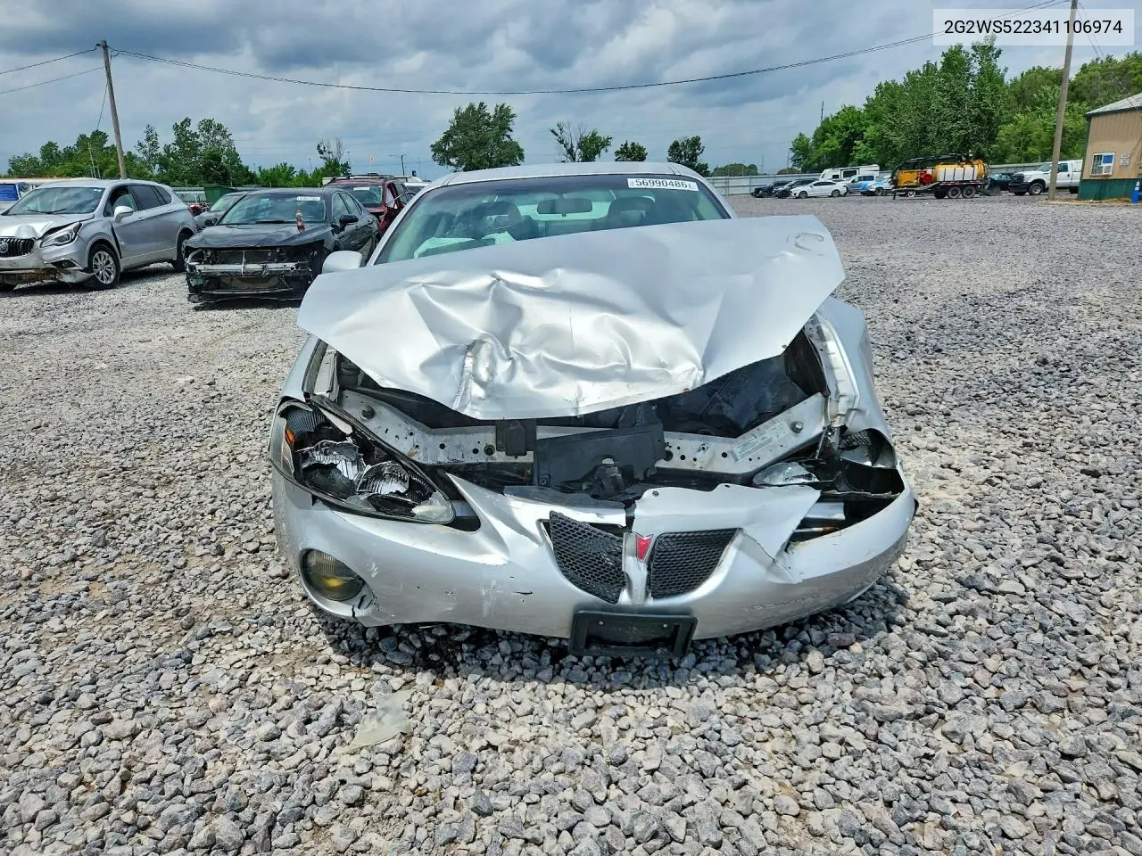 2004 Pontiac Grand Prix Gt2 VIN: 2G2WS522341106974 Lot: 56990486