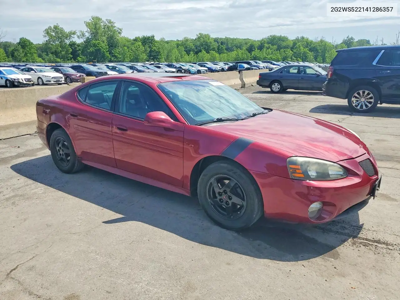 2004 Pontiac Grand Prix Gt2 VIN: 2G2WS522141286357 Lot: 57334726